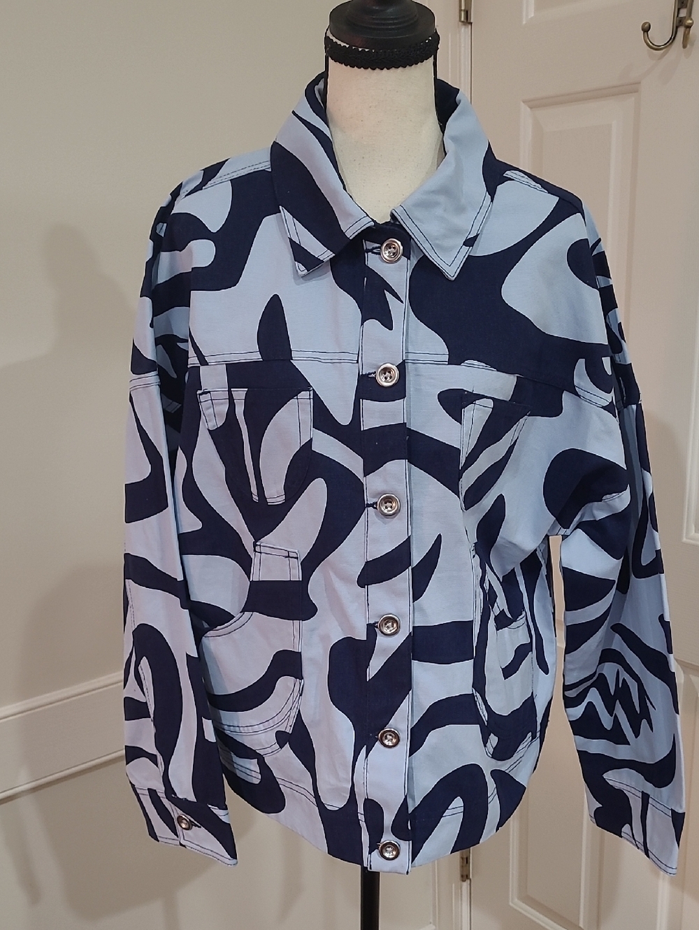 Monica Ahanonu for Target Black History Month Button-Front Jacket  - Size S